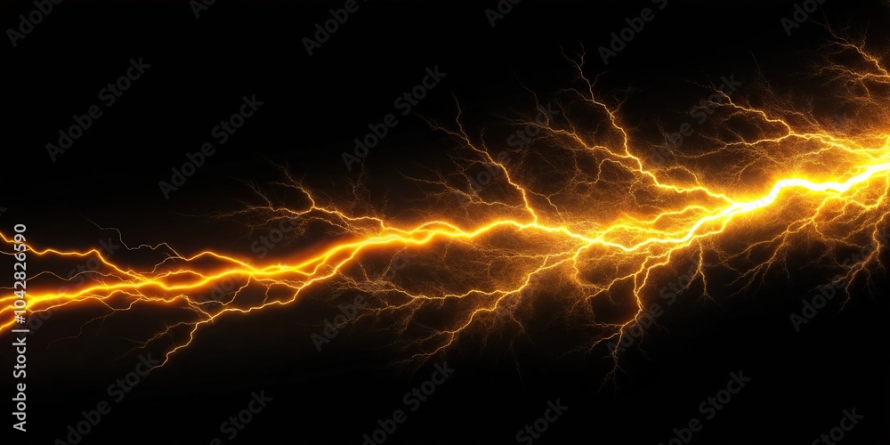 flashing amber lightning cascading black background flashing amber lightning cascading black background