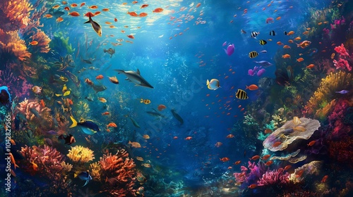 sea life in the ocean