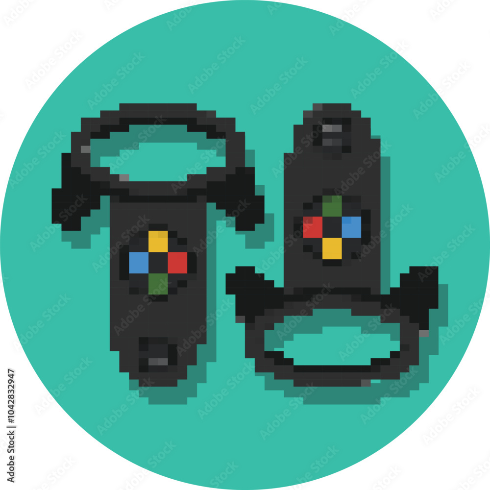 Obraz premium games pixel 8