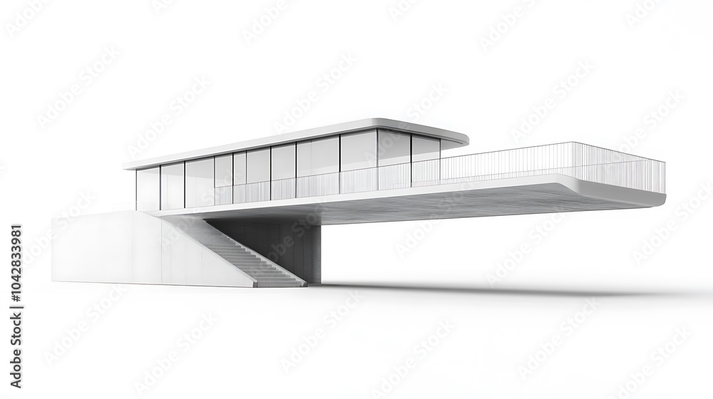 Minimalist Balcony with Glass Walls Minimalist Balcony with Glass Walls