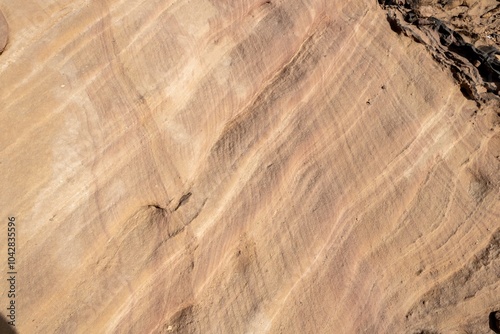 Layered structure of sandstone from Saudi Arabia