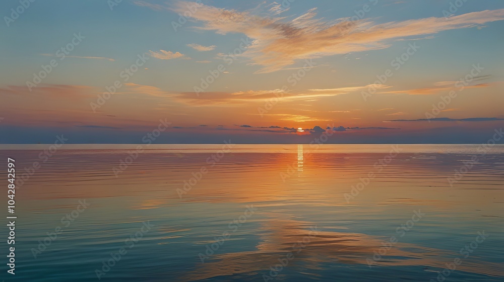 Obraz premium sunset on the beach