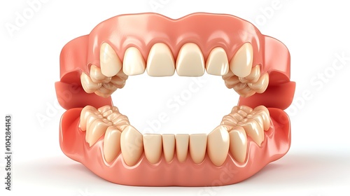 Full Set of Healthy White Teeth