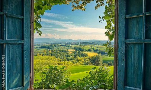 A Glimpse of Nature Through a Window