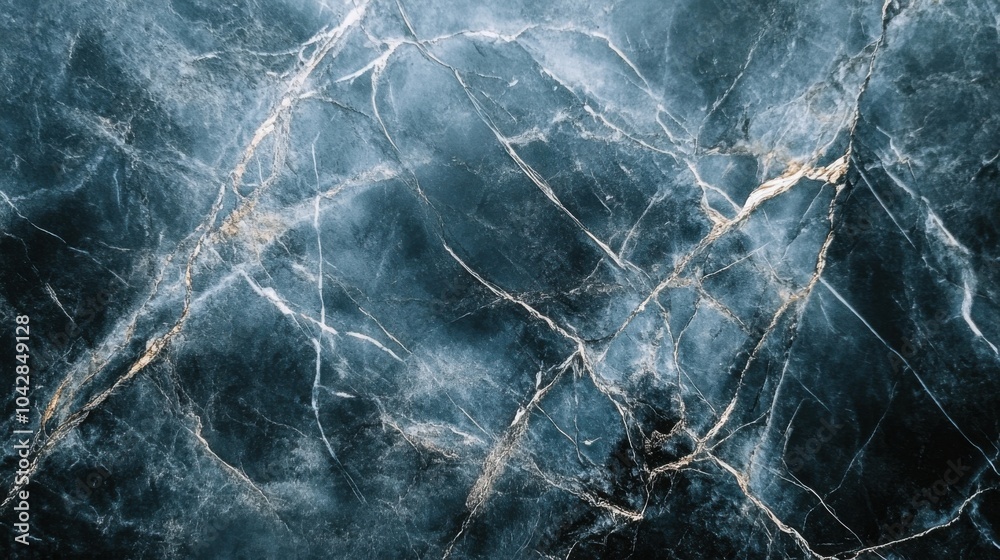 Abstract Cracked Ice Texture Background, Teal Blue Tones Abstract Cracked Ice Texture Background, Teal Blue Tones