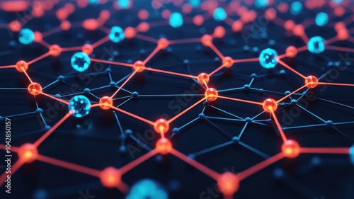 A detailed artistic visualization of a chemical library, with rows of glowing molecular compounds floating in a grid pattern, ready to be screened for potential drug leads