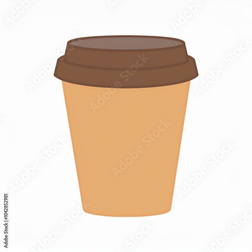 coffee cup illustration isolated on white