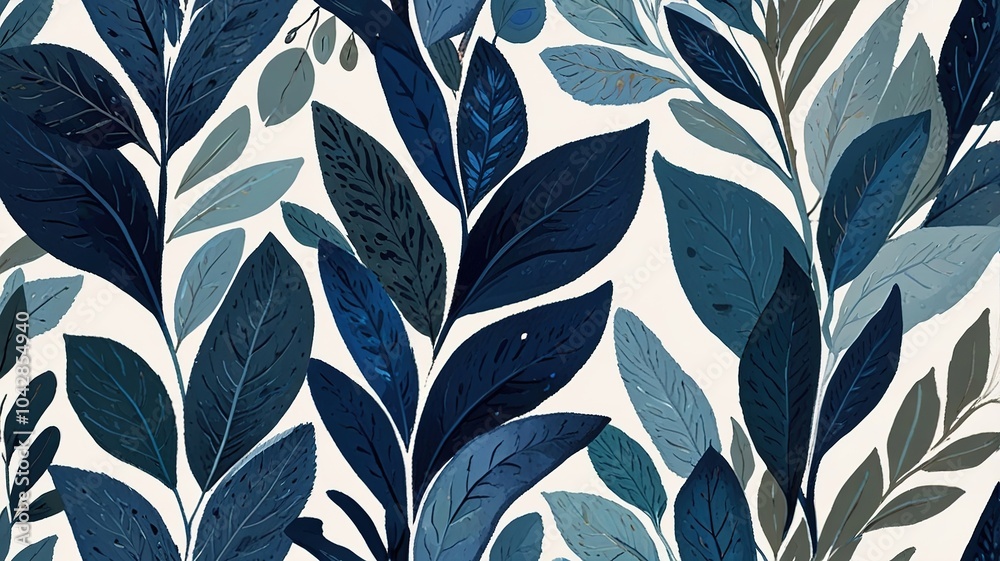 Abstract oil painting pattern in a small leave Abstract oil painting pattern in a small leave