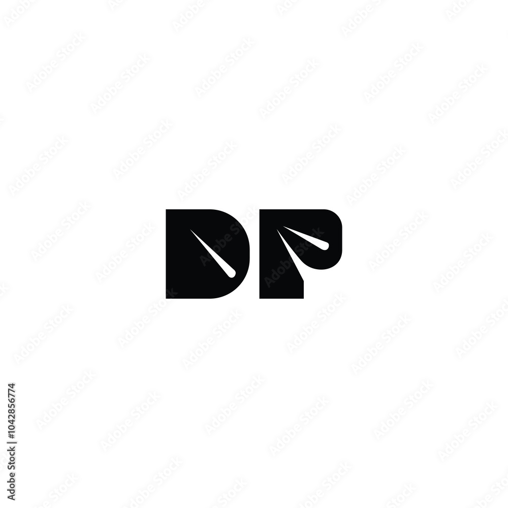 DP monogram logo design letter text name symbol monochrome logotype alphabet character simple logo DP monogram logo design letter text name symbol monochrome logotype alphabet character simple logo