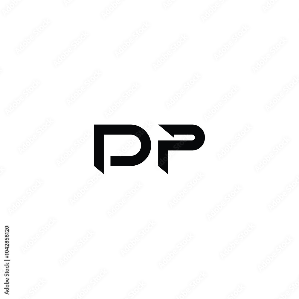 DP monogram logo design letter text name symbol monochrome logotype alphabet character simple logo DP monogram logo design letter text name symbol monochrome logotype alphabet character simple logo