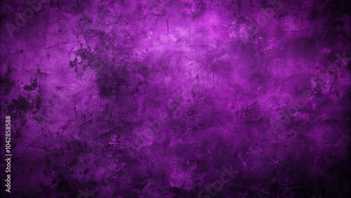 Extreme close-up abstract purple black grungy wall texture background