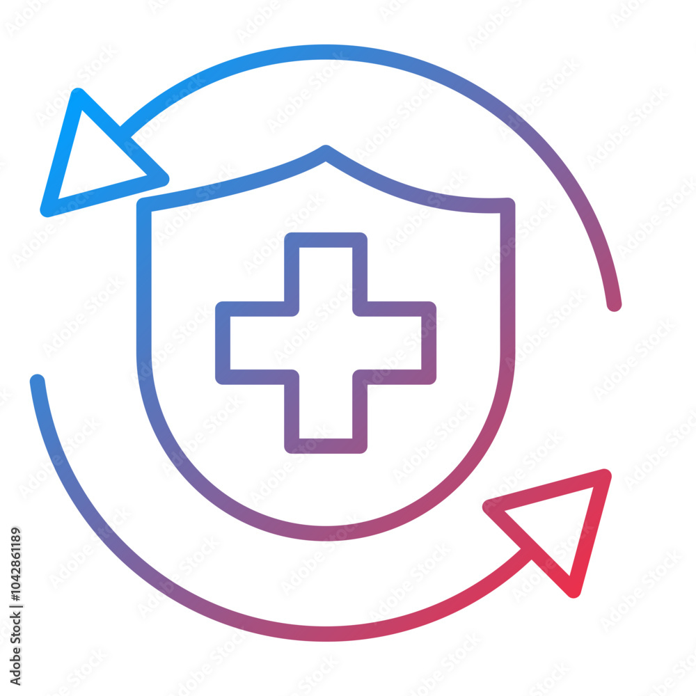 Fototapeta premium Relapse Prevention Vector Icon Style