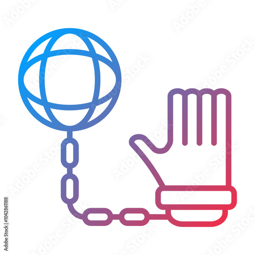 Internet Addiction Vector Icon Style