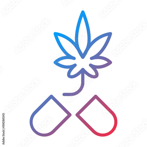 Hashish Vector Icon Style