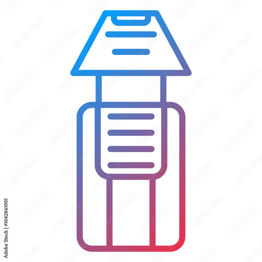 Service Terminals Vector Icon Style Service Terminals Vector Icon Style