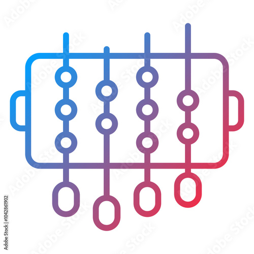 Foosball Vector Icon Style