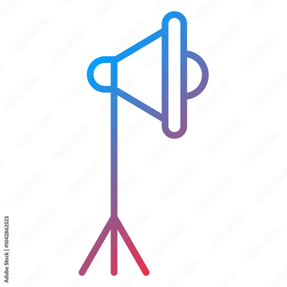 Lighting Equipment Vector Icon Style Lighting Equipment Vector Icon Style