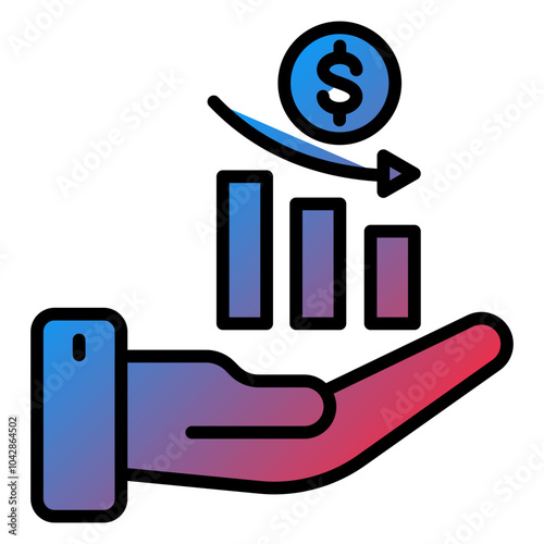 Loss Vector Icon Style