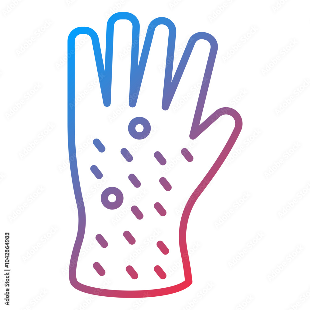 Rash Vector Icon Style Rash Vector Icon Style
