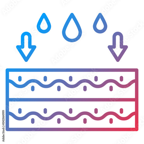 Absorption Vector Icon Style