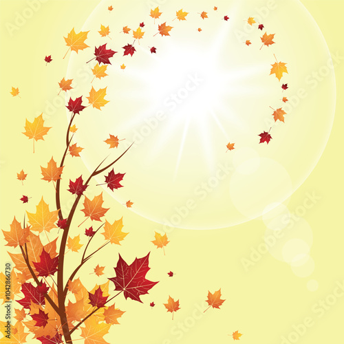 Beautiful autumn background