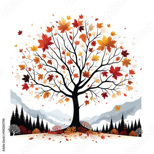 Beautiful autumn background