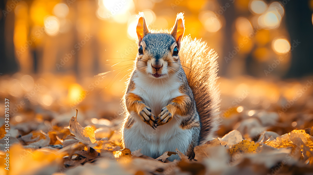 A Cute Squirrel Standing in the Park, Smiling at the Camera, Capturing the Playful Spirit of Nature. Perfect for Wildlife Photography and Nature Lovers.
A Cute Squirrel Standing in the Park, Smiling at the Camera, Capturing the Playful Spirit of Nature. Perfect for Wildlife Photography and Nature Lovers.
