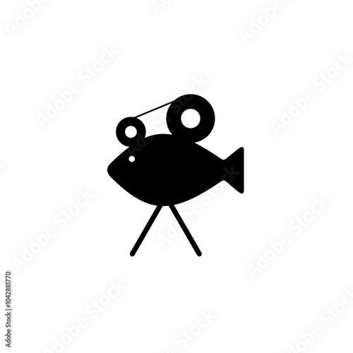 fish camera vector images