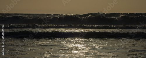 Nordsee in Abendlicht photo