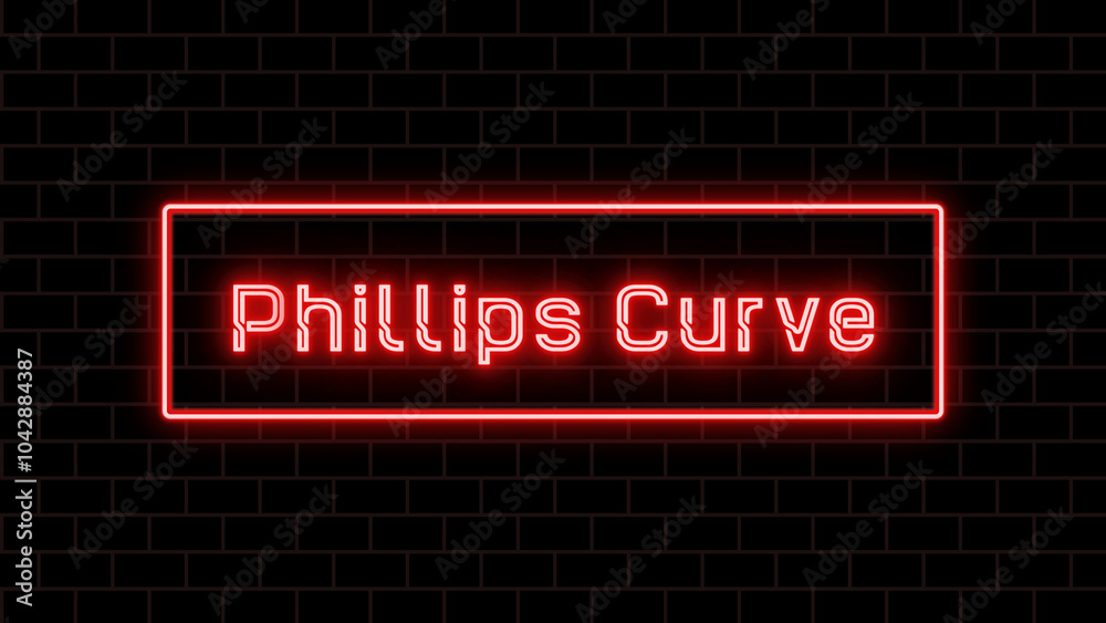 Phillips Curve のネオン文字 Phillips Curve のネオン文字