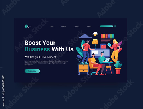 Professional book selling online ecommerce store web banner cover template design