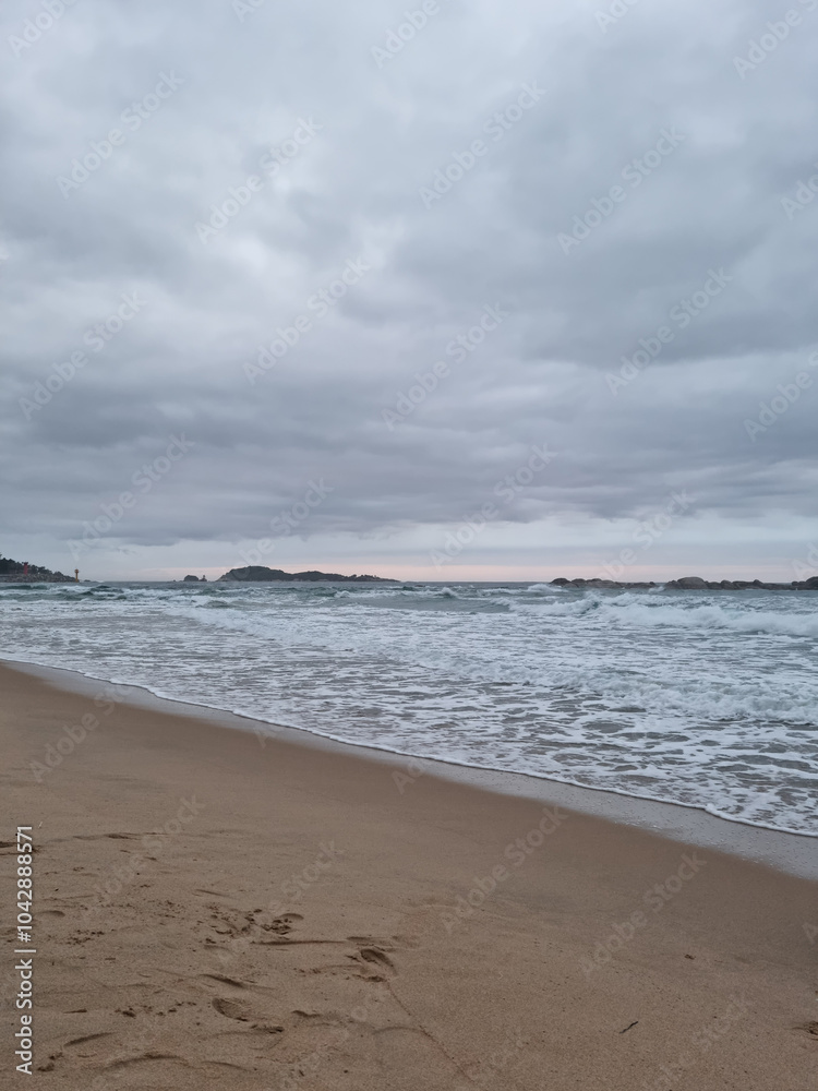This is Sampo Beach in Gangwon-do, South Korea. This is Sampo Beach in Gangwon-do, South Korea.