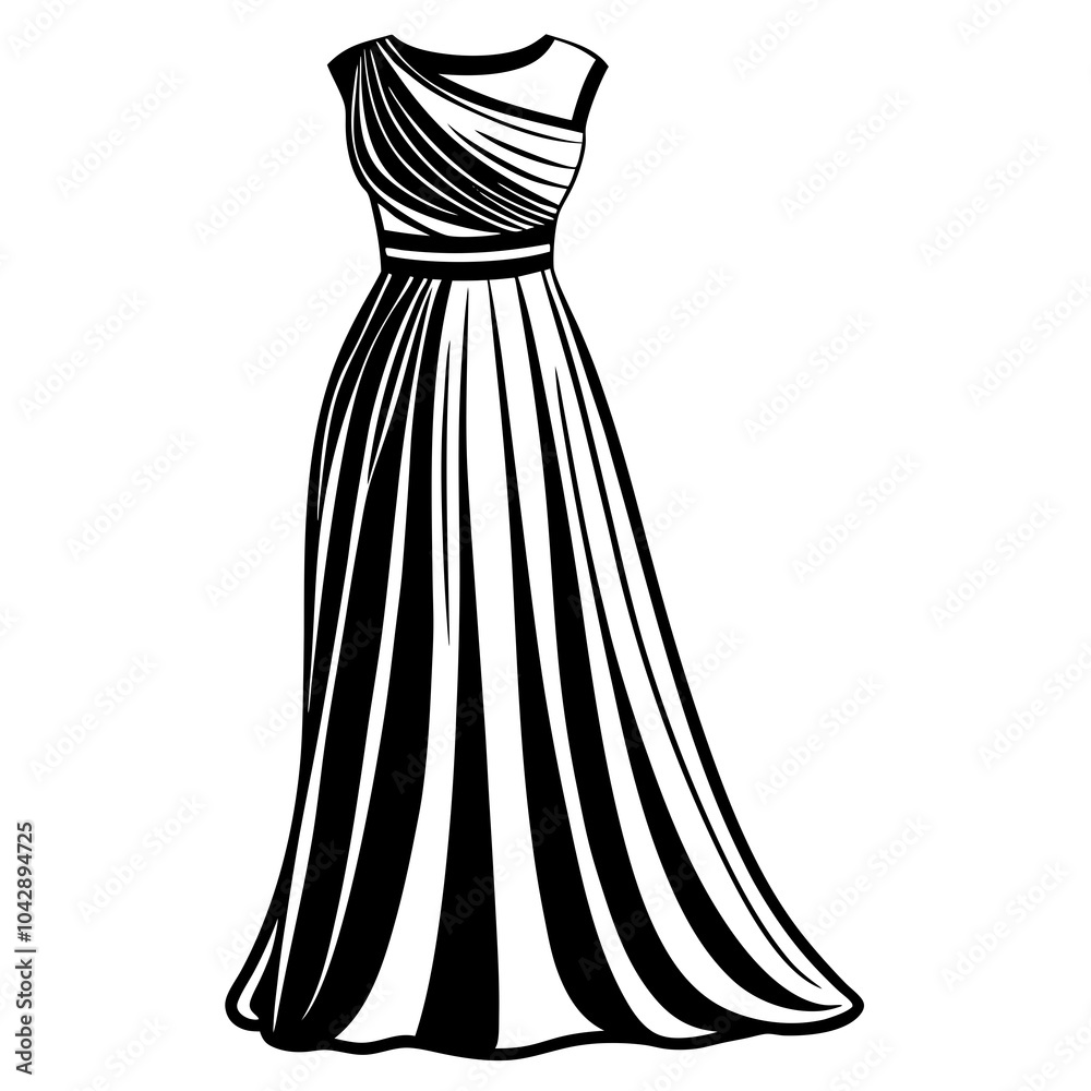 illustration of a dress illustration of a dress