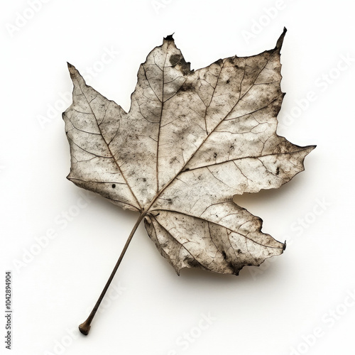 Autumn Leave Isolated