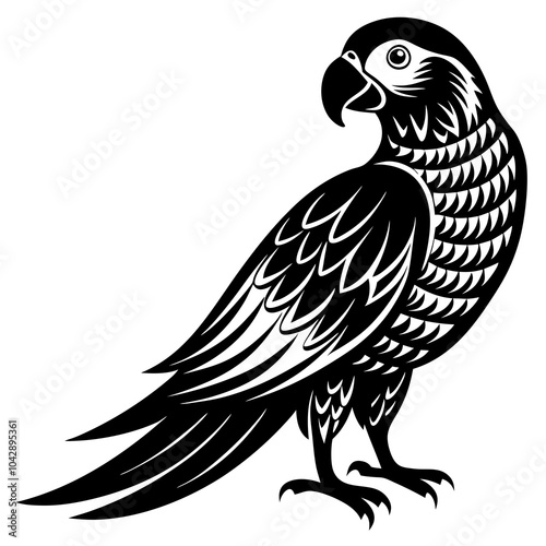 illustration of a parrot