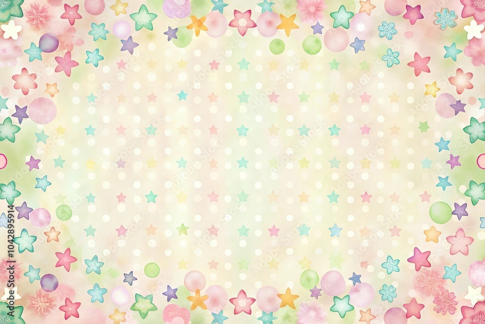 Cute and stylish background material drawn with paint Silhouette Cute and stylish background material drawn with paint Silhouette