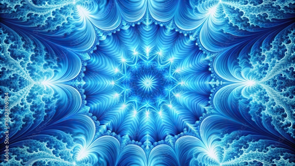 Fractal burst background with water wave symmetry Fractal burst background with water wave symmetry
