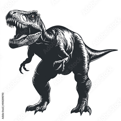 Tyrannosaurus Silhouette, I...