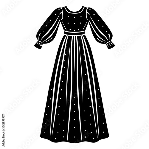 illustration of a dress