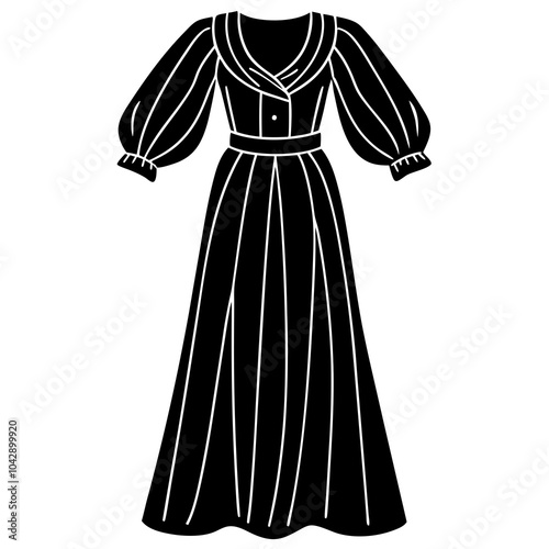 illustration of a dress