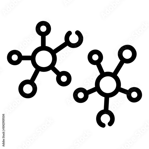 molecule Line Icon