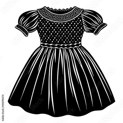 dress isolated on white