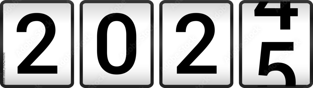 New Year'S Day 2025 Countdown. Happy New Year 2025 Countdown Clocks. 2025 Analog New year counter. Electric counter. Electric meter with numbers. Countdown timer date calendar Vector illustration. New Year'S Day 2025 Countdown. Happy New Year 2025 Countdown Clocks. 2025 Analog New year counter. Electric counter. Electric meter with numbers. Countdown timer date calendar Vector illustration.