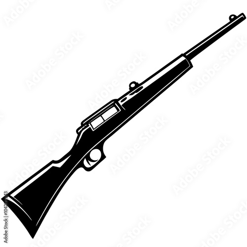 gun isolated on white