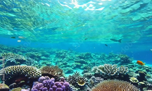 Wallpaper Mural Vibrant Underwater Reef Ecosystem Torontodigital.ca