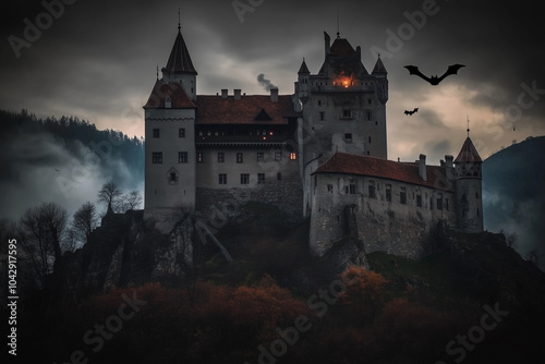 castle in the mountains