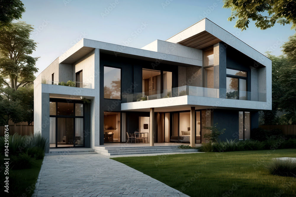 Luxury designer single-family home Luxury designer single-family home