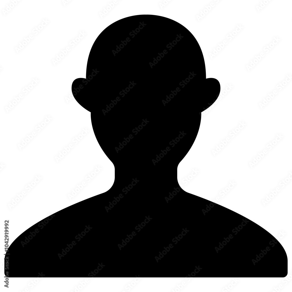 Profile user icon isolated on white background Profile user icon isolated on white background