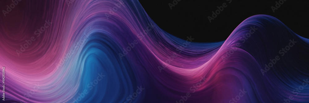 Abstract Purple and Blue Waves Abstract Purple and Blue Waves