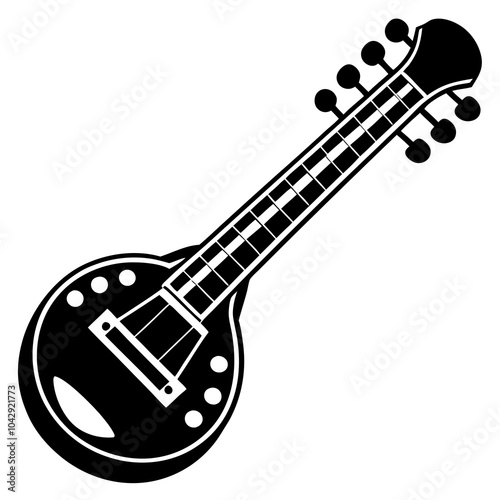 electric guitar vector illustration